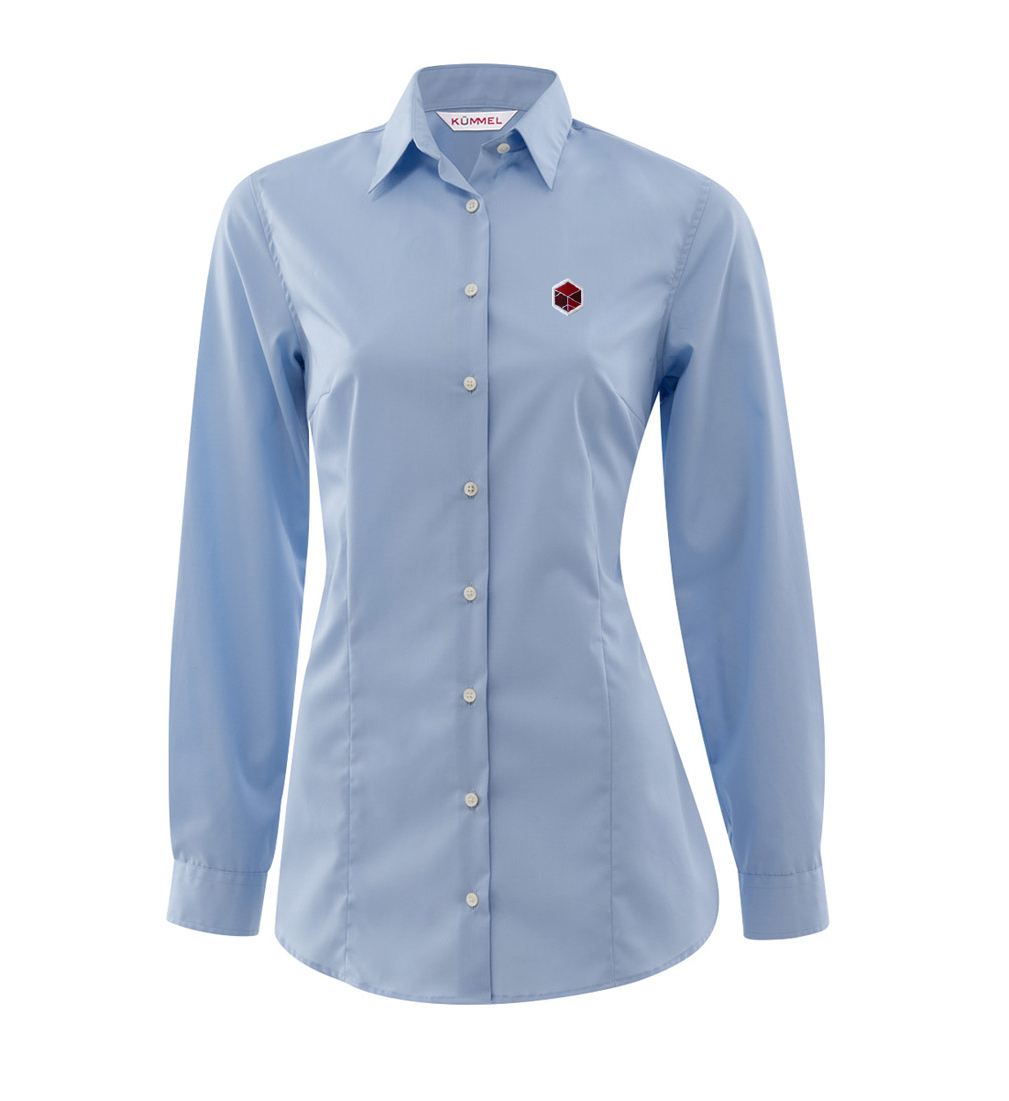 Stretchbluse, Kinder, langarm, classic fit